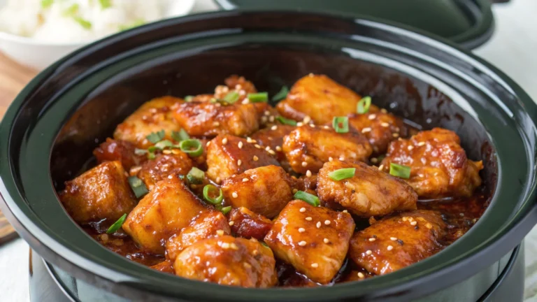 Honey Garlic Chicken in Crockpot: Set It, Brag Later
