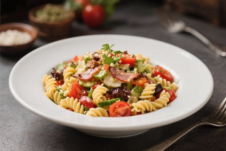 Loaded Italian Deli Pasta Salad – Bright, Hearty, and Easy