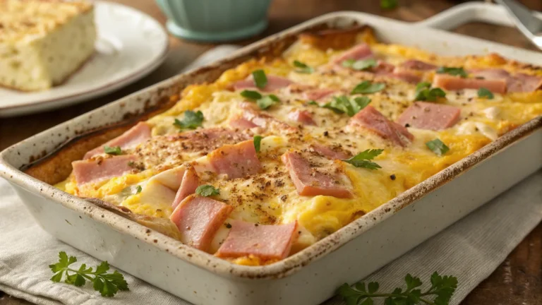 Ham and Cheese Breakfast Casserole That Wins Mornings