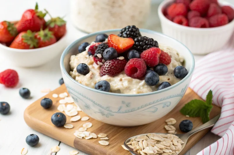 Overnight Oats with Berries: The 2-Minute Breakfast Flex