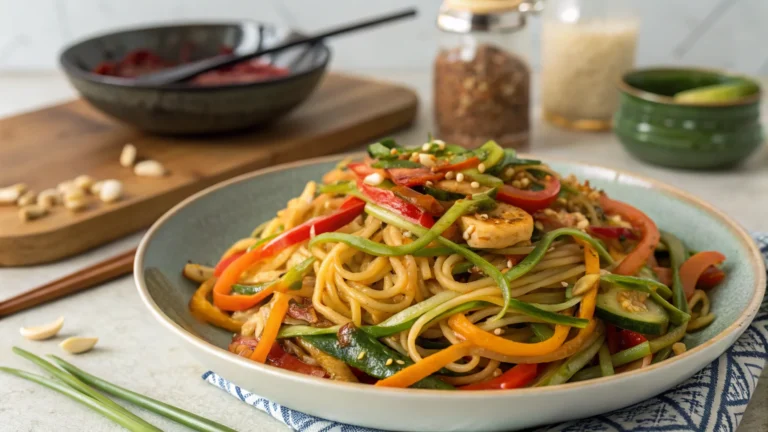 Zucchini Noodle Vegan Pad Thai That Outsmarts Takeout