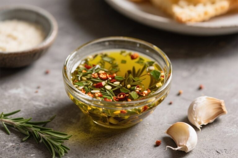 Spicy Garlic Herb Dipping Oil – A Bold, Flavor-Packed Table Staple