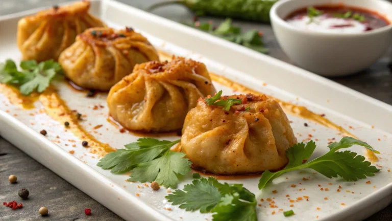 Crispy Pan-Fried Chicken Momos: Street-Style Crunch at Home