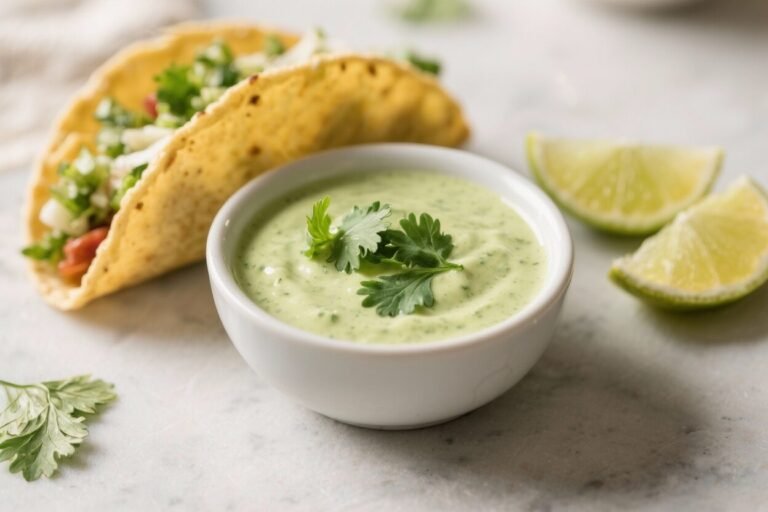 Cilantro Lime Dressing for Tacos – Bright, Fresh, and Easy