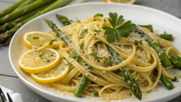 Lemon Garlic Asparagus Pasta You’ll Make on Repeat