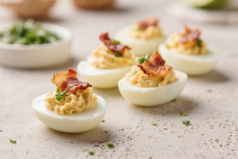 Keto Deviled Eggs With Bacon – Creamy, Savory, and Perfect for Any Gathering