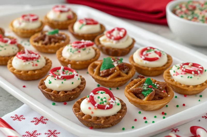 No-Bake Christmas Pretzel Bites: 15-Min Festive Snack Hack
