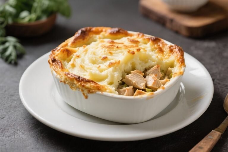Chicken Cottage Pie With Mashed Potatoes – A Comforting, Family-Friendly Dinner