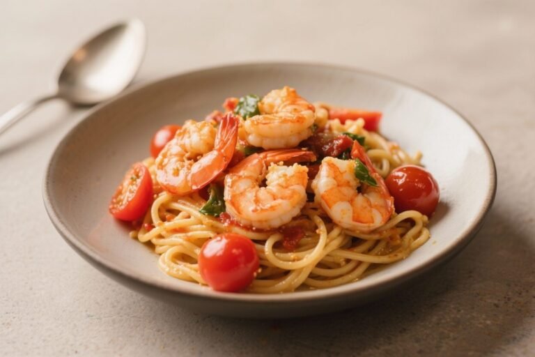Cherry Tomato Shrimp Pasta – Bright, Fresh, and Weeknight-Friendly