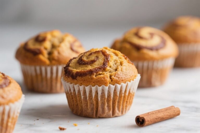 Pumpkin Bread Muffins With Cinnamon Swirl – Cozy, Tender, and Easy