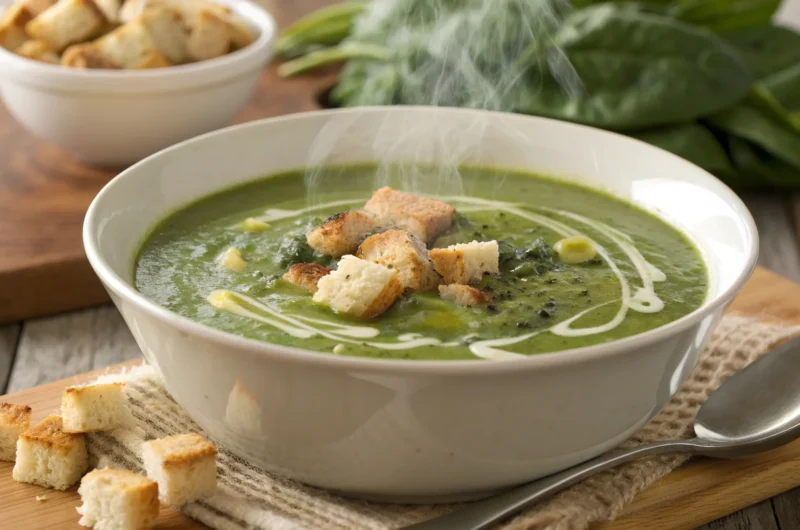 Creamy Spinach Soup That Tastes Like a Cozy Secret