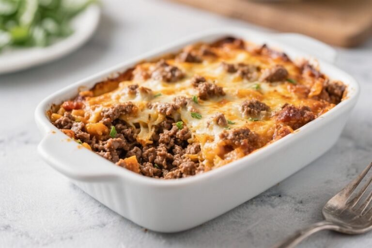 Keto Ground Beef Casserole – Cozy, Low-Carb Comfort Food