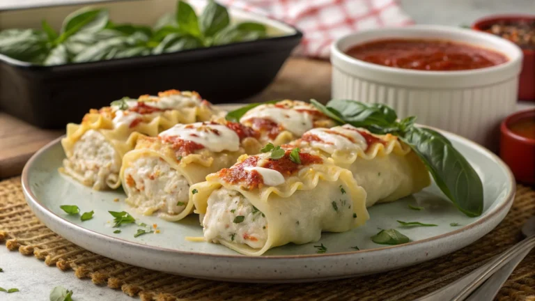 Chicken Alfredo Lasagna Rolls: Creamy, Cheesy, Irresistible