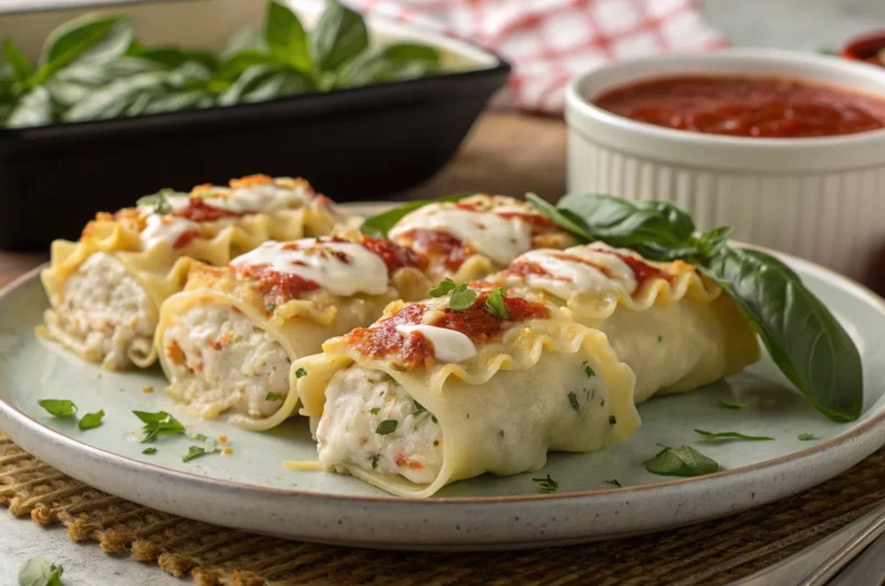 Chicken Alfredo Lasagna Rolls: Creamy, Cheesy, Irresistible