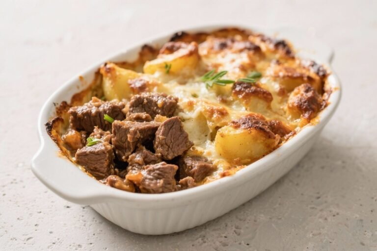 Beef and Potato Casserole – A Cozy, Comforting Classic
