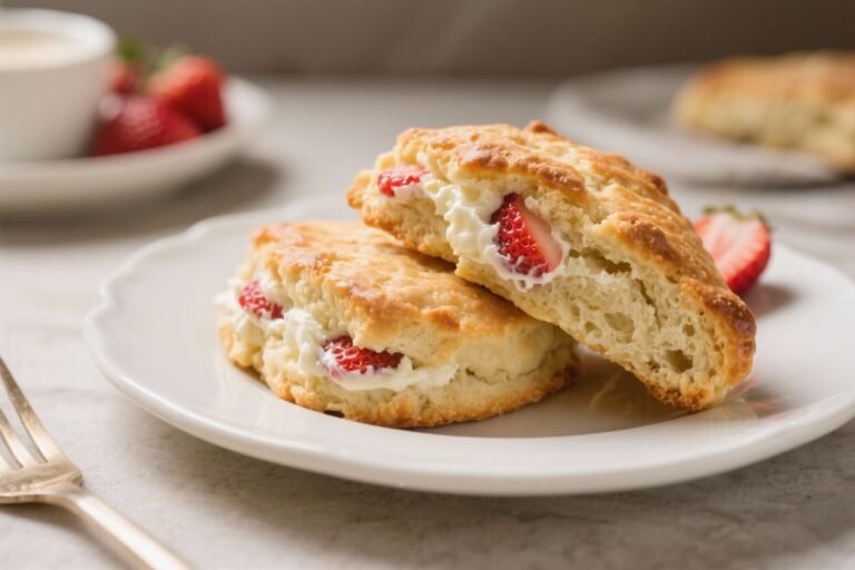Strawberry Cream Cheese Scones – Soft, Fruity, and Perfectly Tender