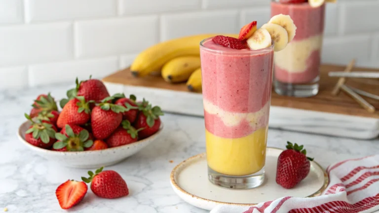 Strawberry Banana Smoothie (3 Ingredients) You’ll Crave Daily