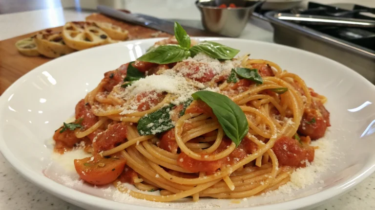 20-Min Creamy Tomato Garlic Pasta You’ll Crave Nightly