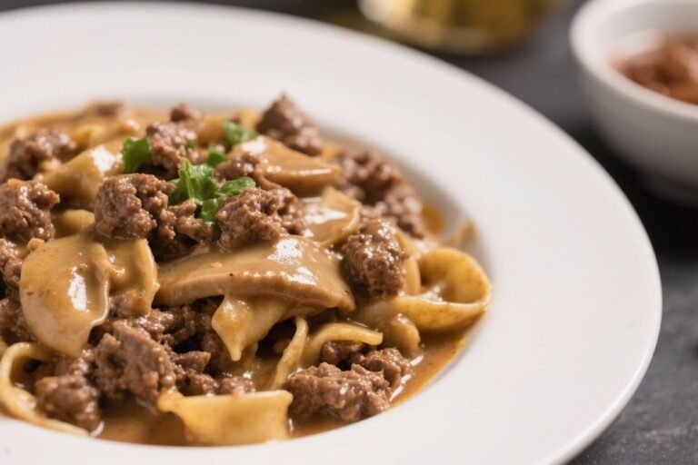 Classic Ground Beef Stroganoff – A Cozy, Weeknight Favorite