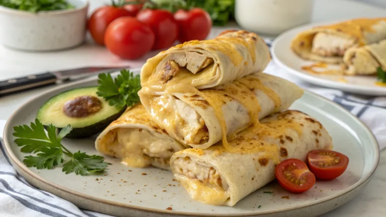 Cheesy Garlic Chicken Wraps That Break the Internet