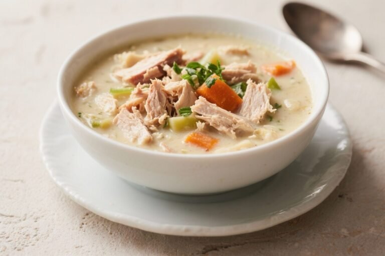 Leftover Turkey Chowder – Cozy, Creamy Comfort in a Bowl