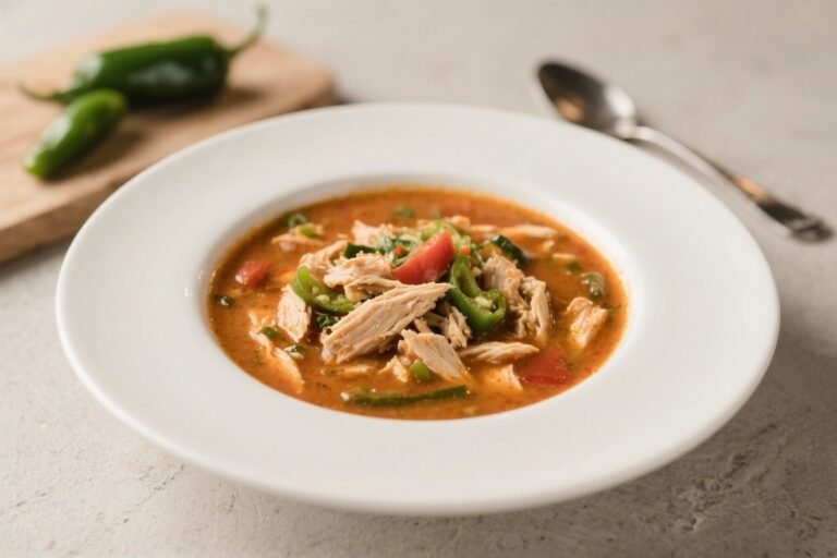 Low-Carb Chicken Poblano Soup – Cozy, Creamy, And Full Of Flavor