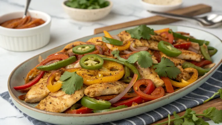 Easy Chicken Fajita Bake That Basically Cooks Itself