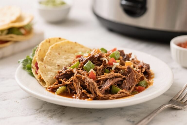 Slow Cooker Mexican Shredded Beef – Tender, Flavor-Packed, and Easy