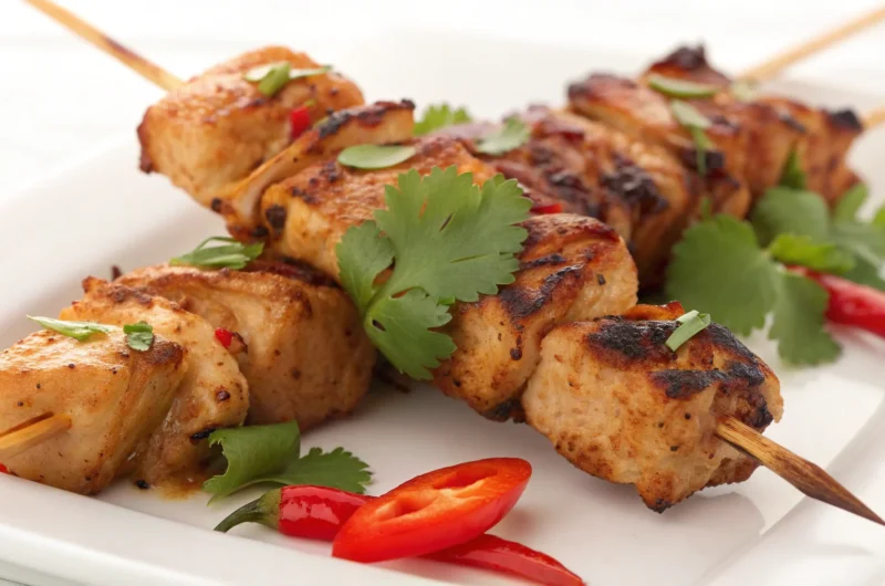 Chinese Chicken on a Stick (Street-Style Skewers) That Disappear Fast