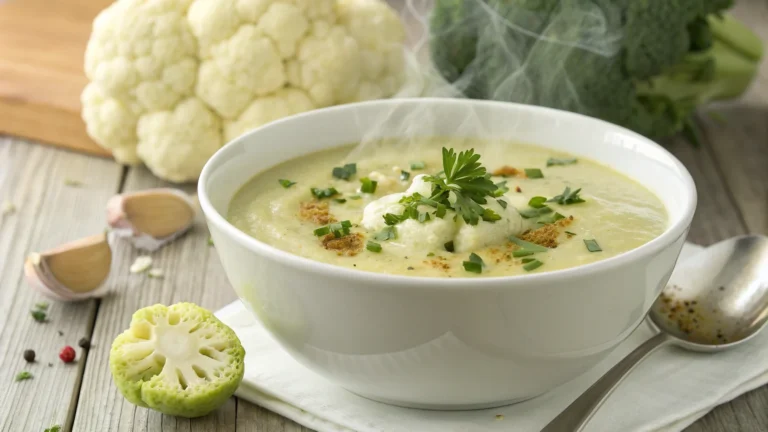 Low-Carb Garlic Cauliflower Soup That Tastes Like Comfort