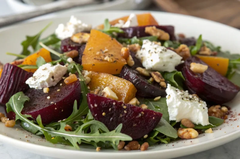 Goat Cheese Roasted Beet Salad: Crunchy, Creamy, Unforgettable