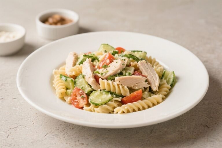 Cold Pasta Salad With Chicken – Fresh, Satisfying, and Easy