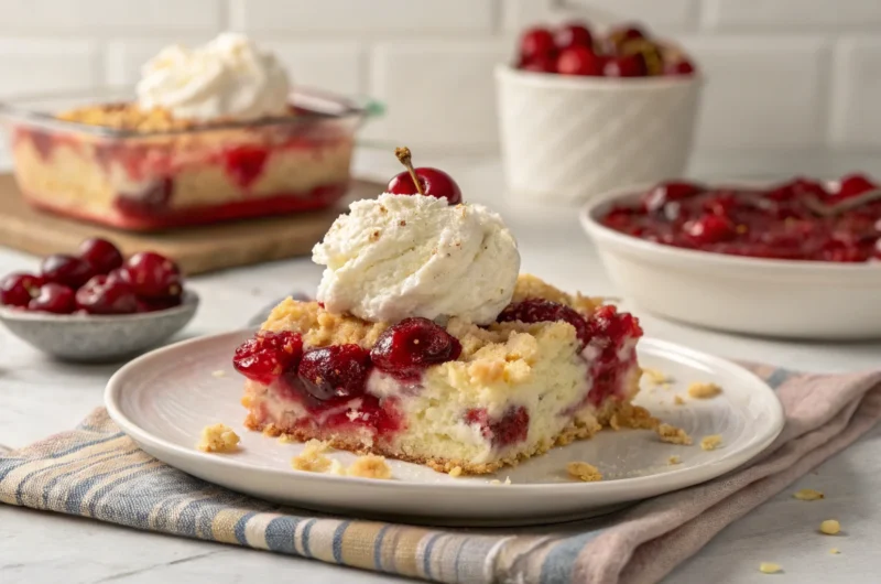 Cherry Cheesecake Dump Cake: 5-Minute Prep, Big Wow
