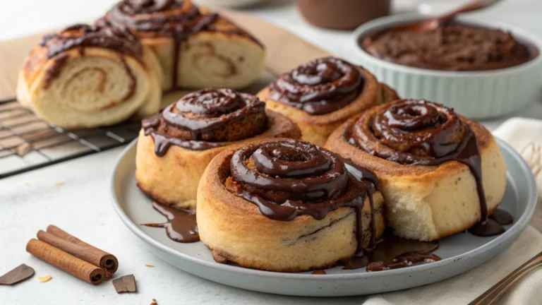 Chocolate Cinnamon Rolls with Chocolate Glaze: Dangerously Good