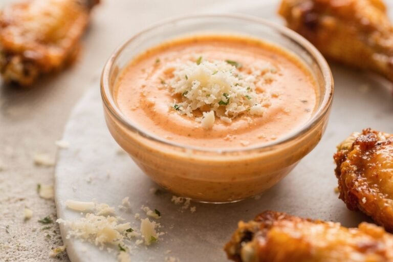 Garlic Parmesan Wing Sauce – Creamy, Garlicky, Crowd-Pleasing Flavor