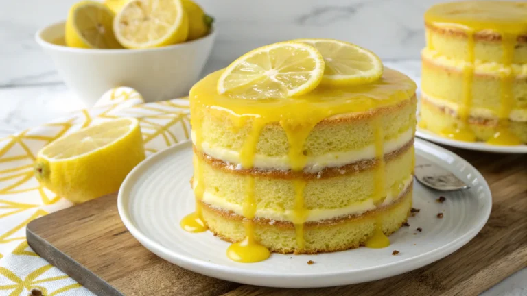 Mini Lemon Layer Cake for Two: Zesty Layers, Zero Leftovers