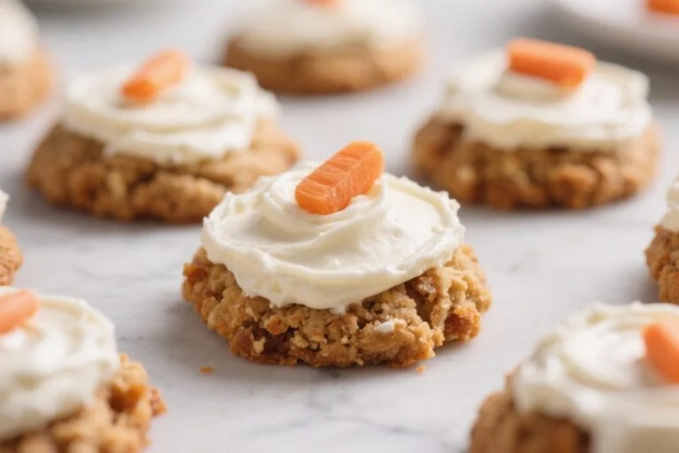 Cream Cheese Frosted Carrot Cake Cookies – Soft, Spiced, and Crowd-Pleasing