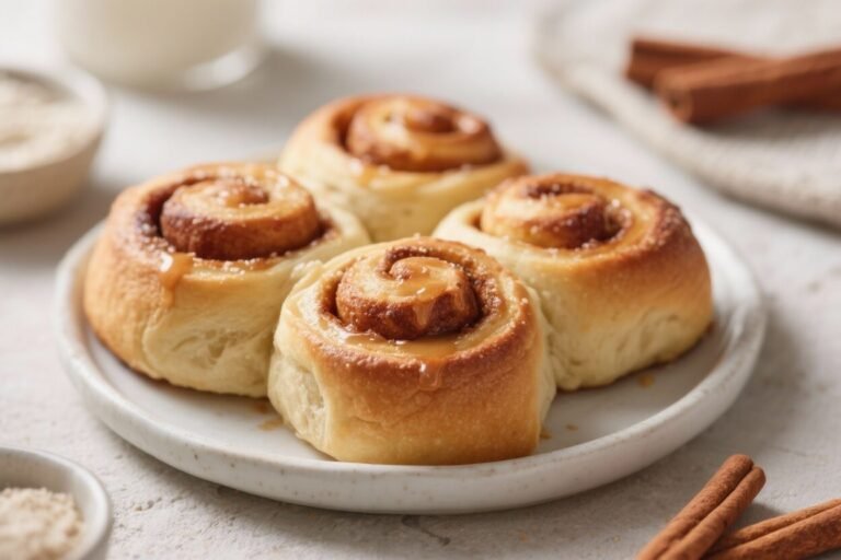 Quick No-Yeast Cinnamon Rolls – Soft, Sweet, and Ready Fast