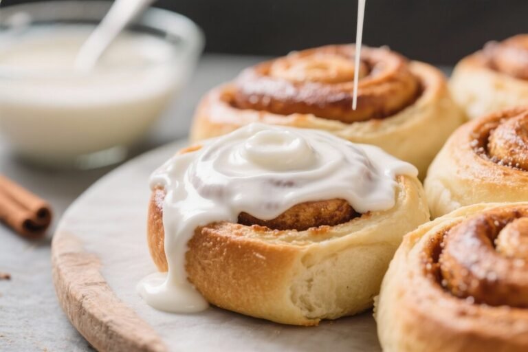 Icing Recipe For Cinnamon Buns – Simple, Smooth, and Delicious