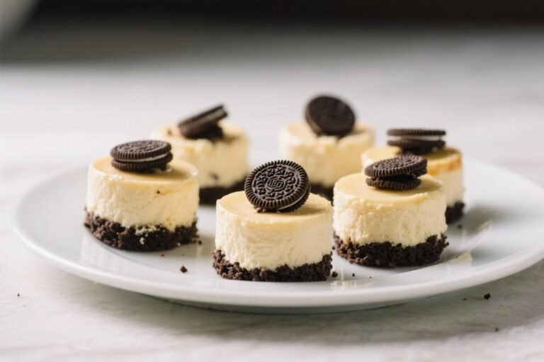 Mini Cheesecakes With Oreo Crust – Creamy, Cute, and Crowd-Pleasing