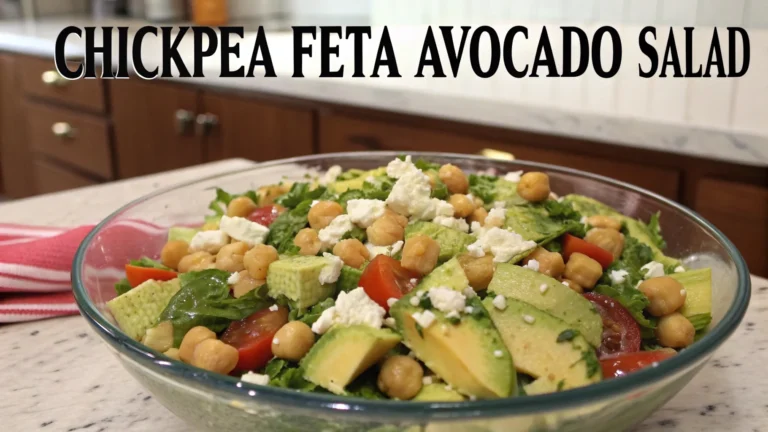 Chickpea Feta Avocado Salad (No Lettuce) You’ll Crave