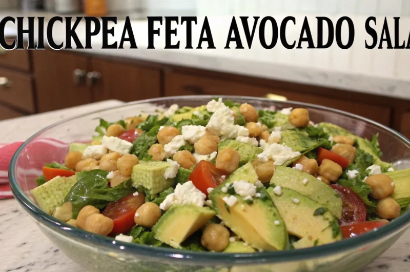 Chickpea Feta Avocado Salad (No Lettuce) You’ll Crave