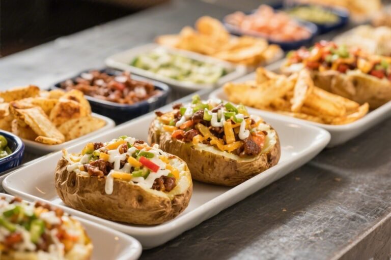Loaded Baked Potato Bar Ideas – Easy, Fun, and Crowd-Pleasing