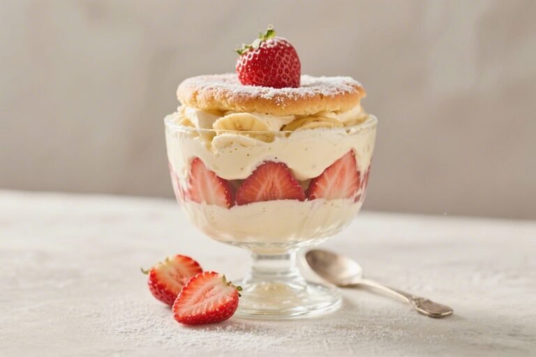 Strawberry Shortcake Banana Pudding Trifle – A Sunny, Crowd-Pleasing Dessert