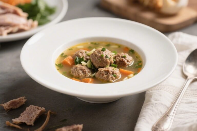Healthy Turkey Meatball Soup – Light, Comforting, and Satisfying