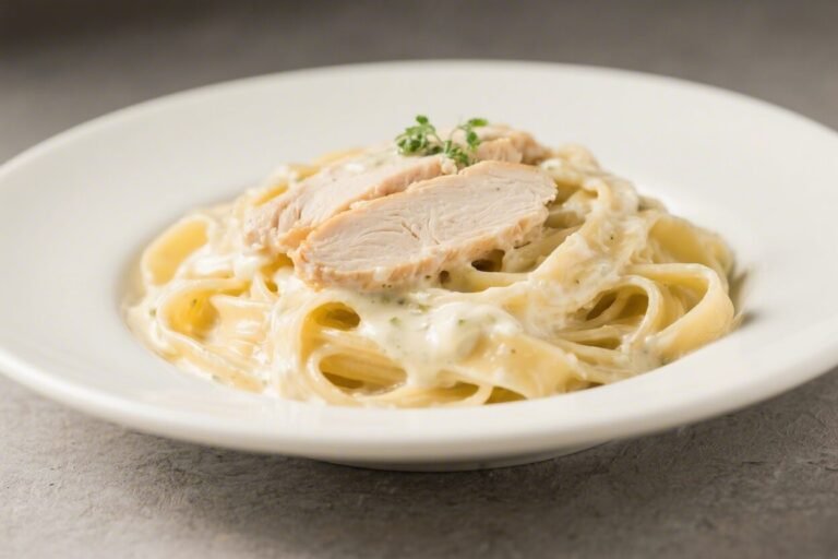 Classic Fettuccine Alfredo with Chicken – Creamy, Comforting, and Weeknight-Friendly