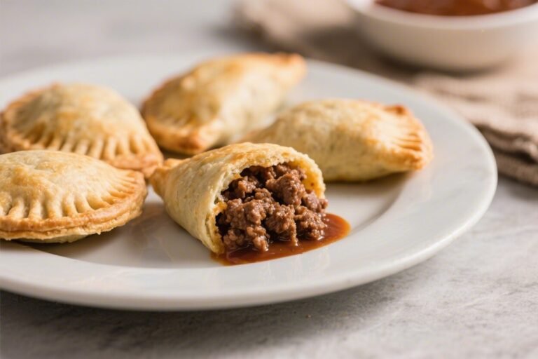 Minced Beef With HP Sauce Hand Pies – Savory, Comforting, and Easy
