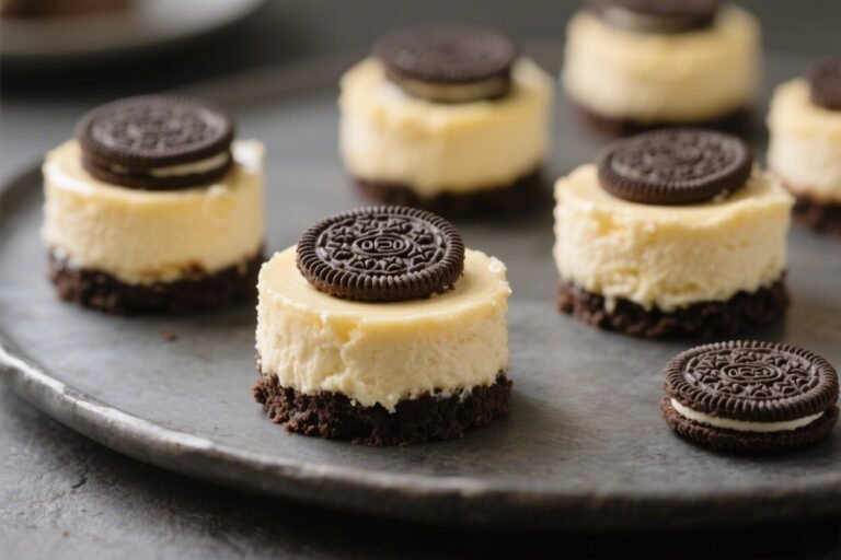 Mini Oreo Cheesecakes – Creamy, Crunchy, and Crowd-Pleasing