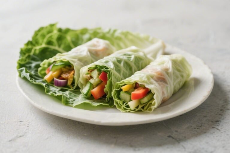 Cabbage Leaf Wraps With Veggies – Fresh, Light, and Satisfying