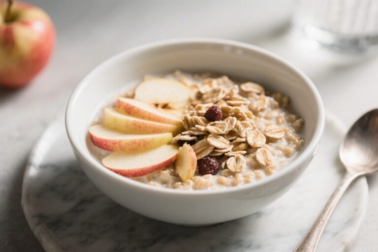 Healthy Apple Oatmeal Breakfast Bowl – Simple, Cozy, and Satisfying